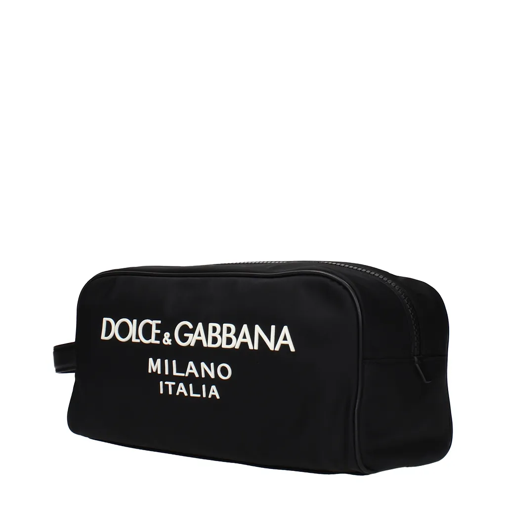 Dolce&Gabbana Beauty Case Uomo Nylon Black