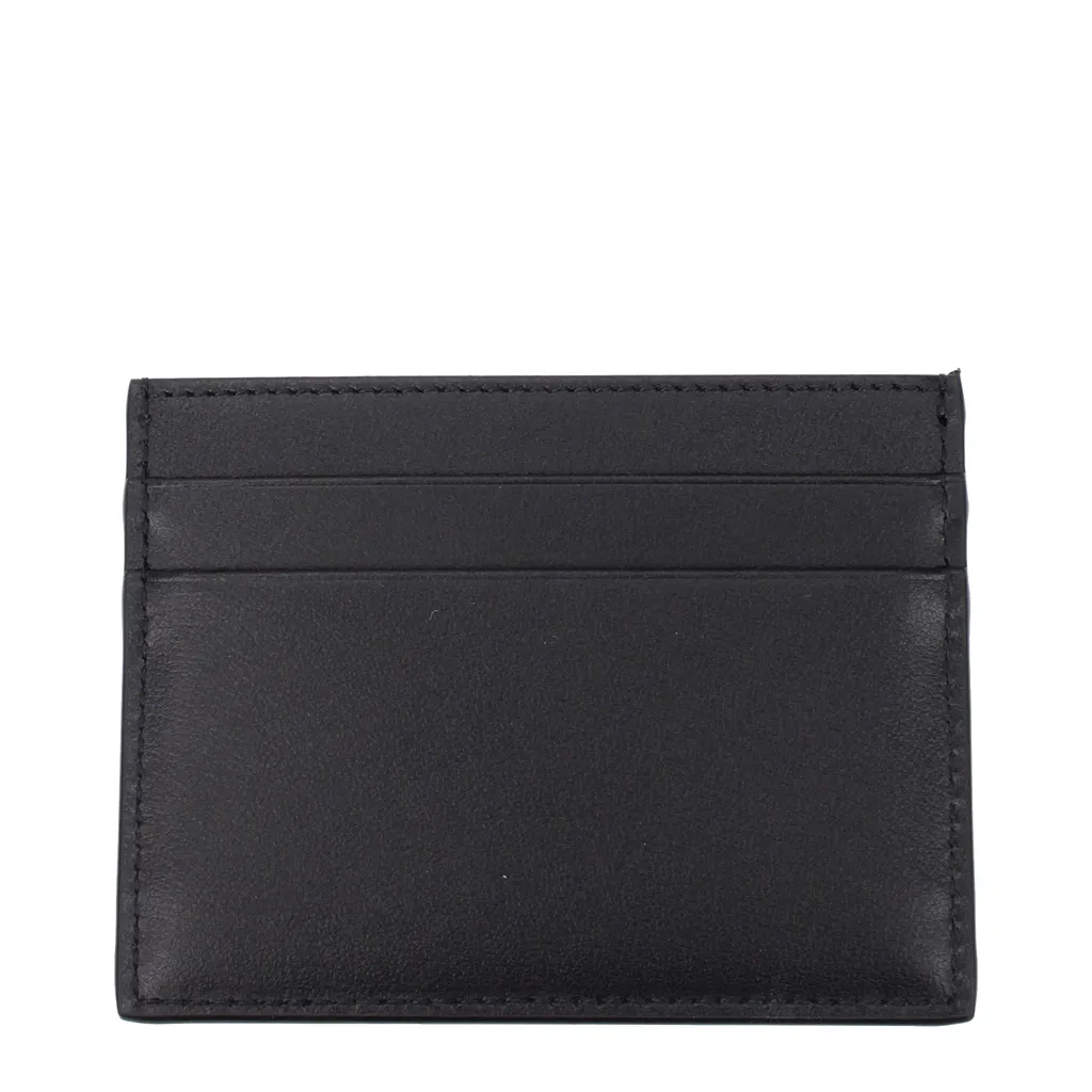Dolce&Gabbana Document Holder Leather Black