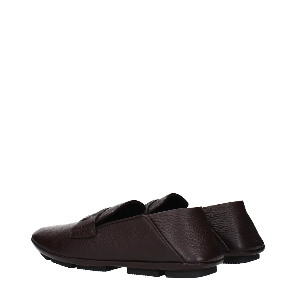 Dolce&Gabbana Driver Moccasins Brown/Testa Di Moro Leather