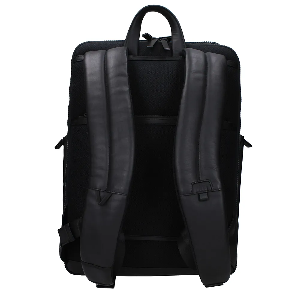 Piquadro Backpacks And Waist Bags Leather Black