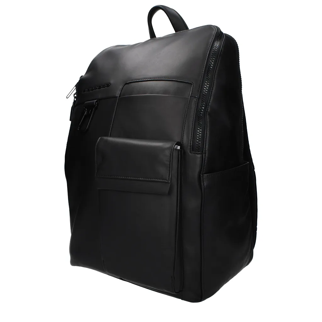 Piquadro Backpacks And Waist Bags Leather Black