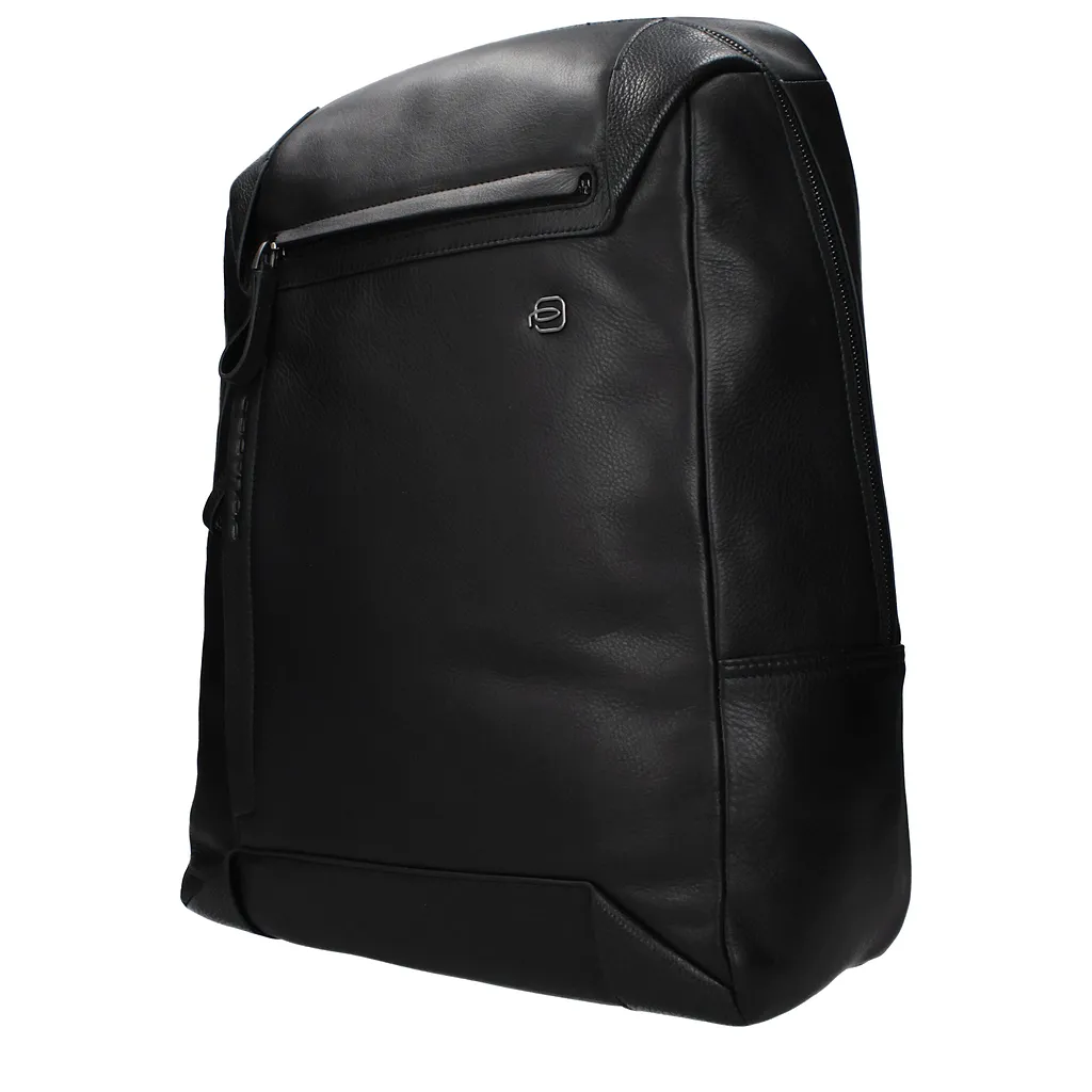 Piquadro Backpacks And Waist Bags Leather Black
