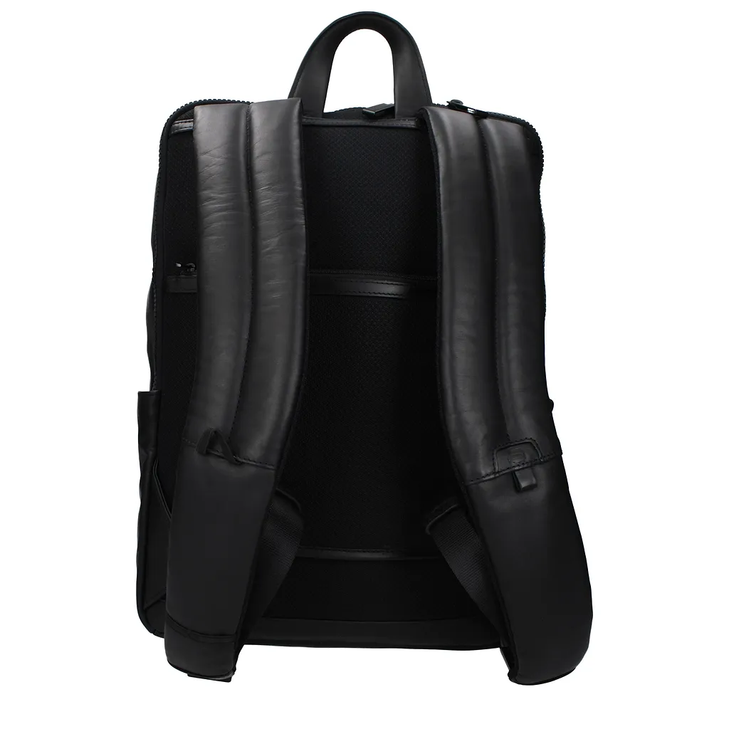 Piquadro Backpacks And Waist Bags Leather Black