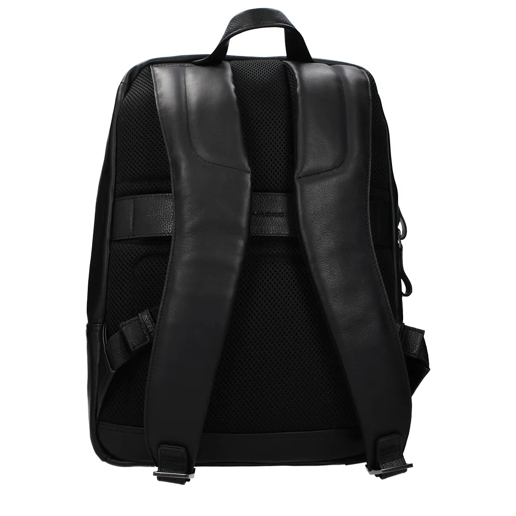 Piquadro Backpacks And Waist Bags Leather Black