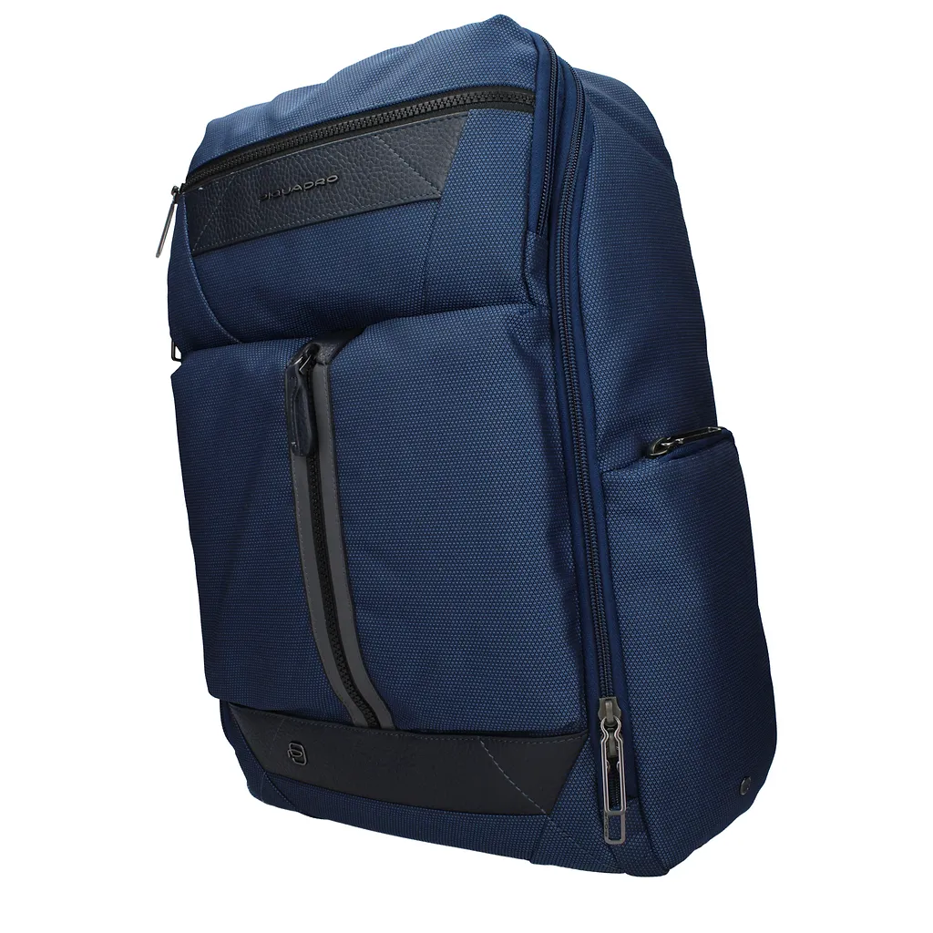 Piquadro Backpack Blue Fabric