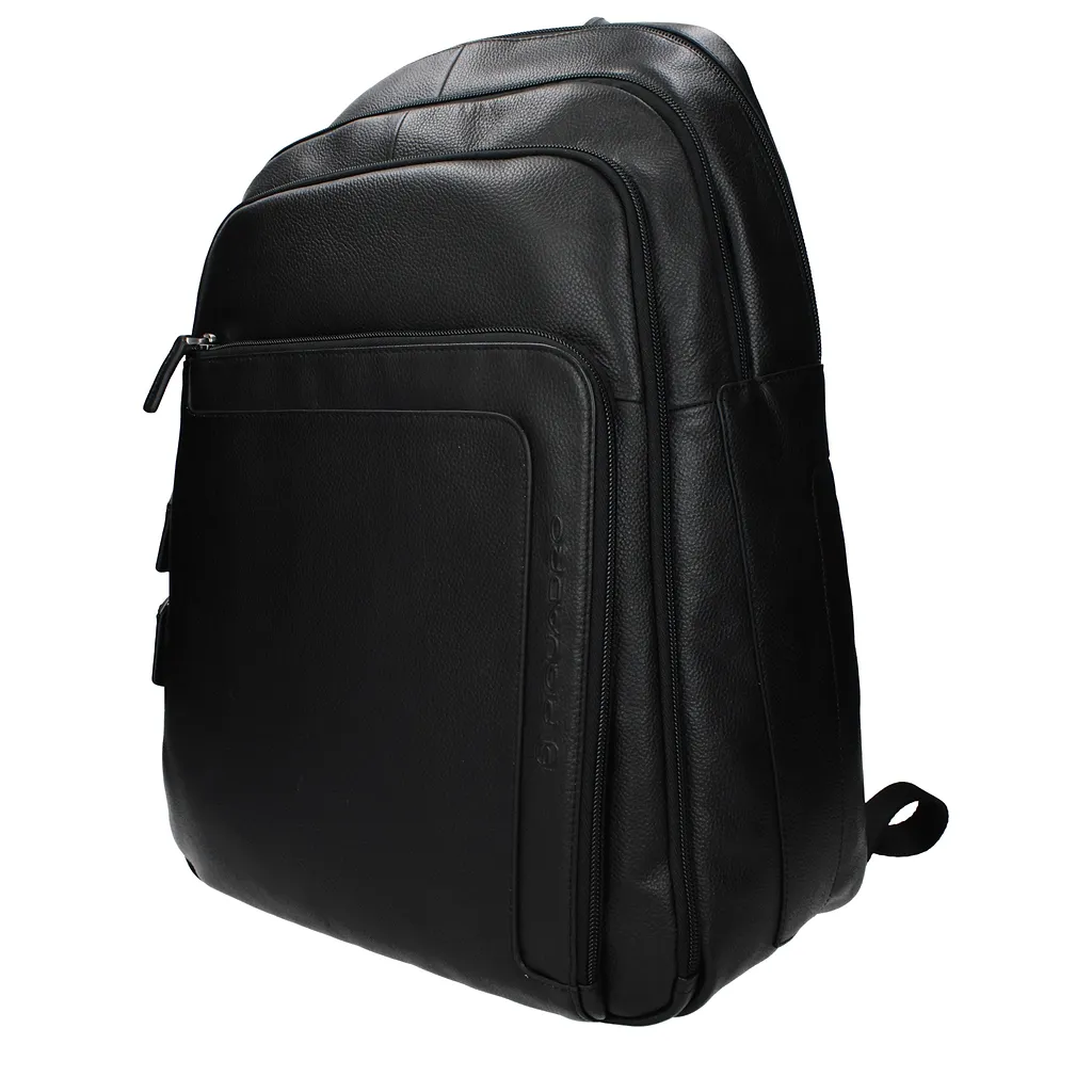 Piquadro Backpacks And Waist Bags Leather Black
