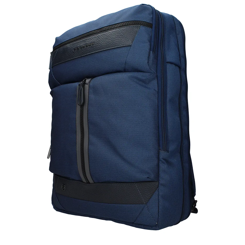 Piquadro Backpack Blue Fabric