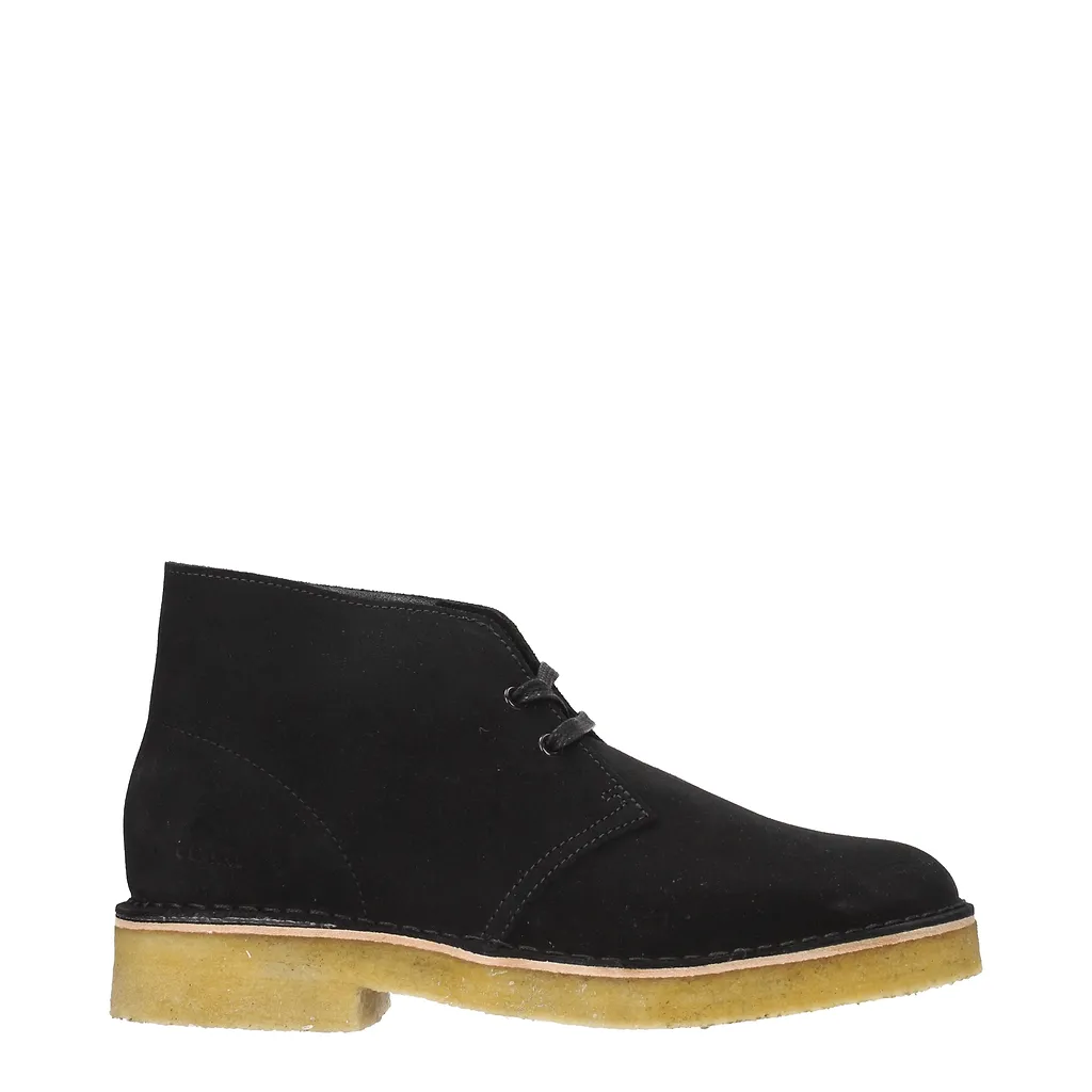 Clarks Suede Black Boots