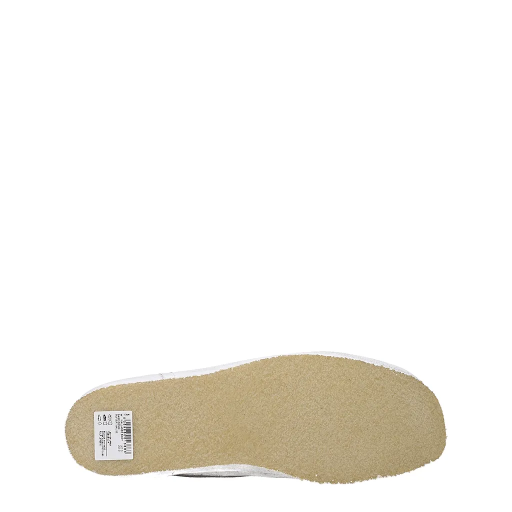 Clarks Wallabee Boots Suede Gray/White