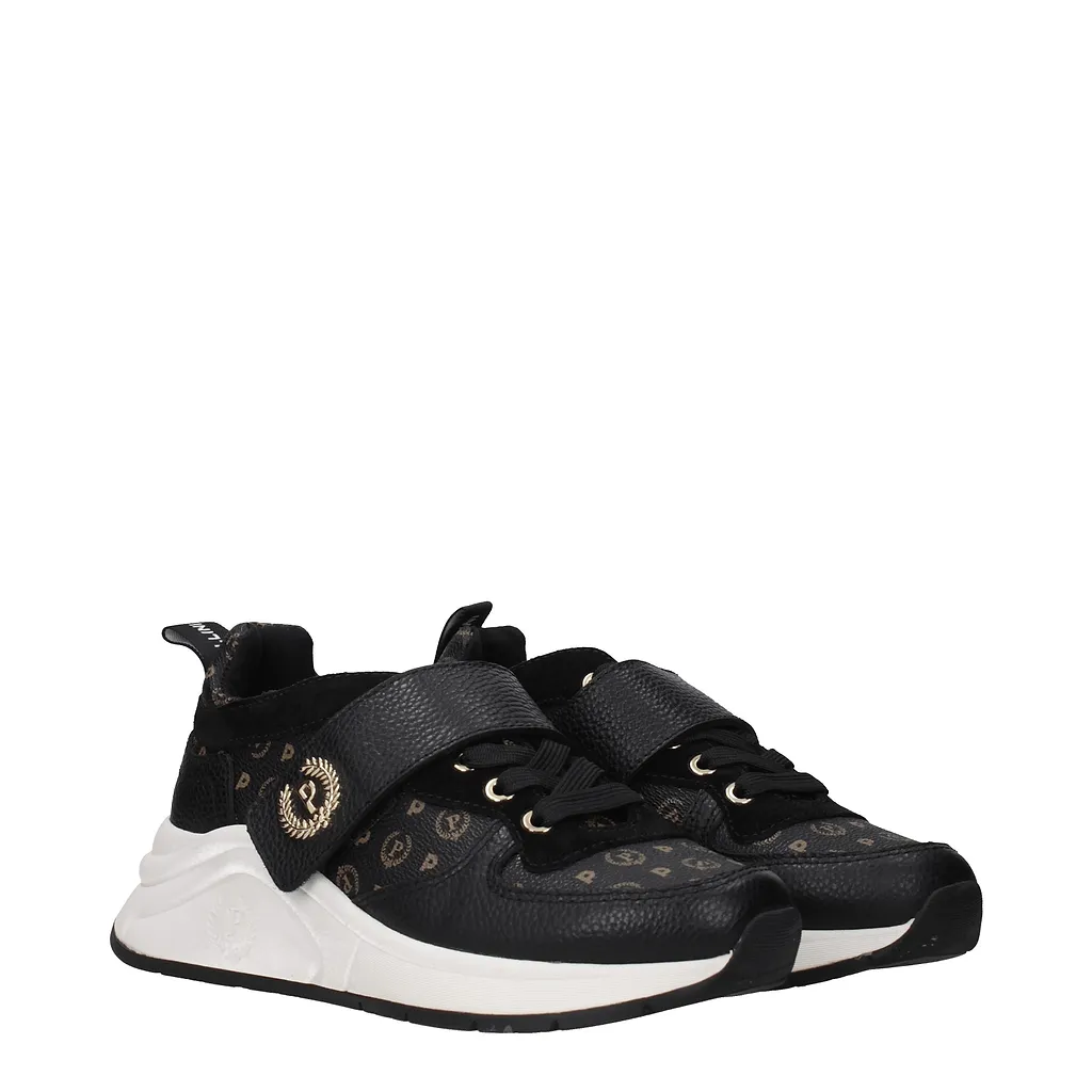 Pollini Sneakers Women Pvc Black