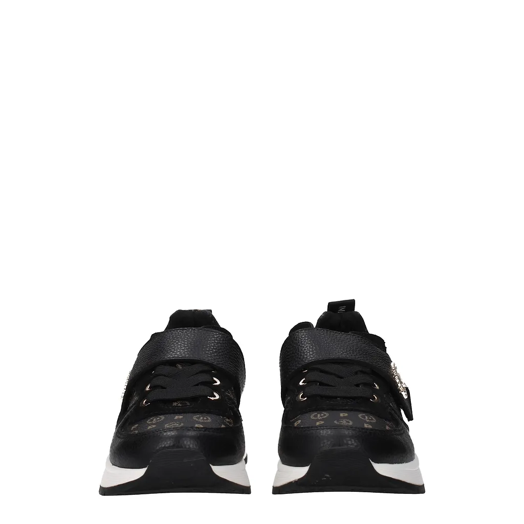 Pollini Sneakers Women Pvc Black