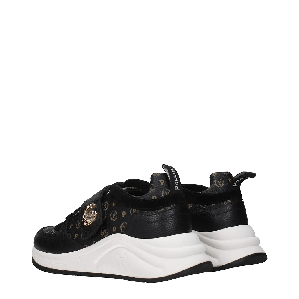 Pollini Sneakers Women Pvc Black