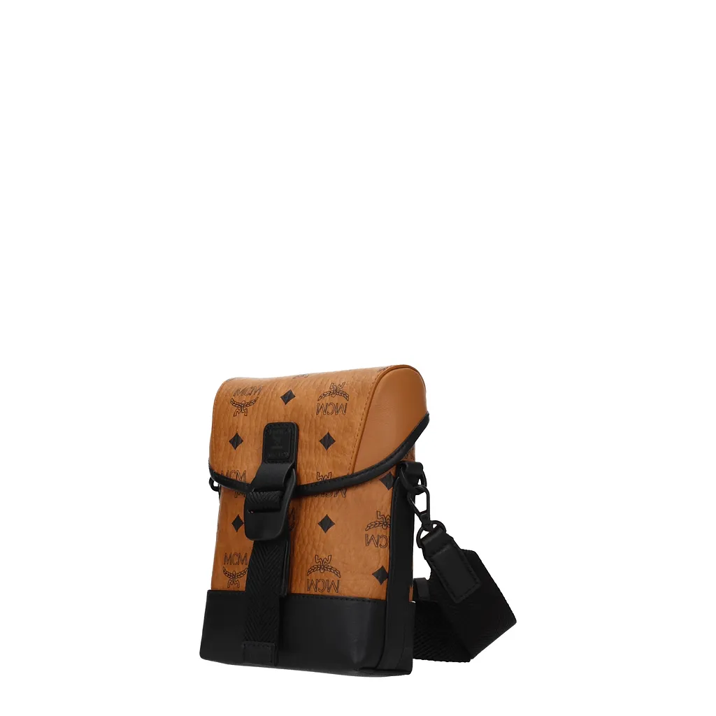 Mcm Brown Leather Crossbody Bag