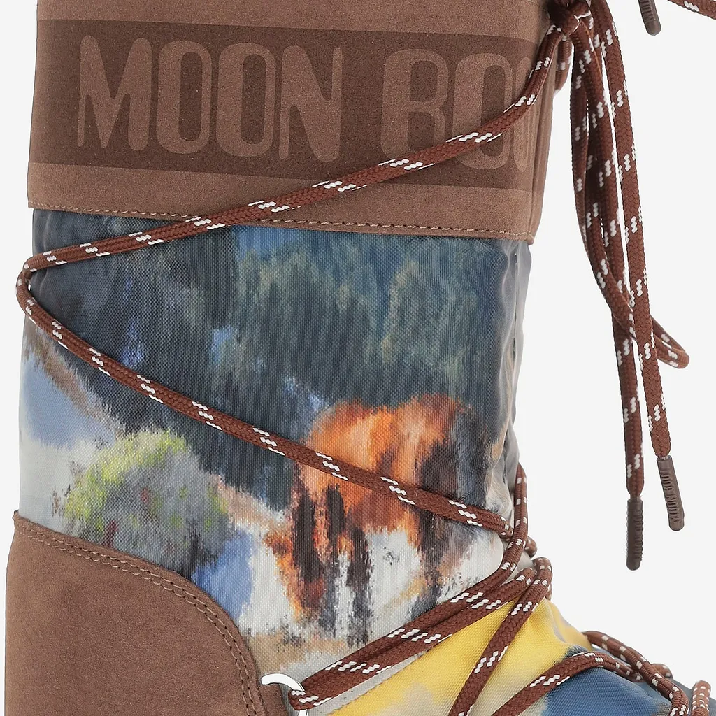 Icon Boots With Landscape Print