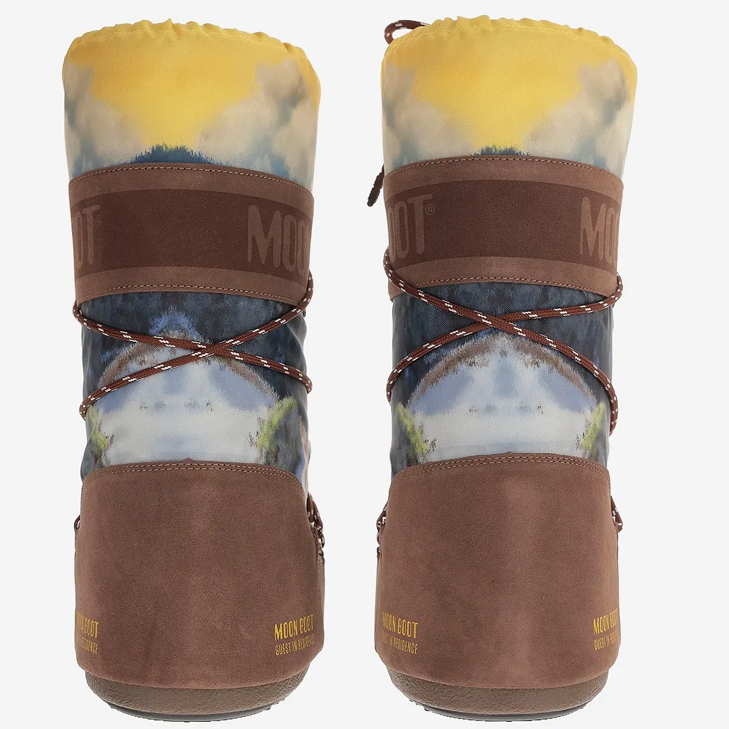 Icon Boots With Landscape Print