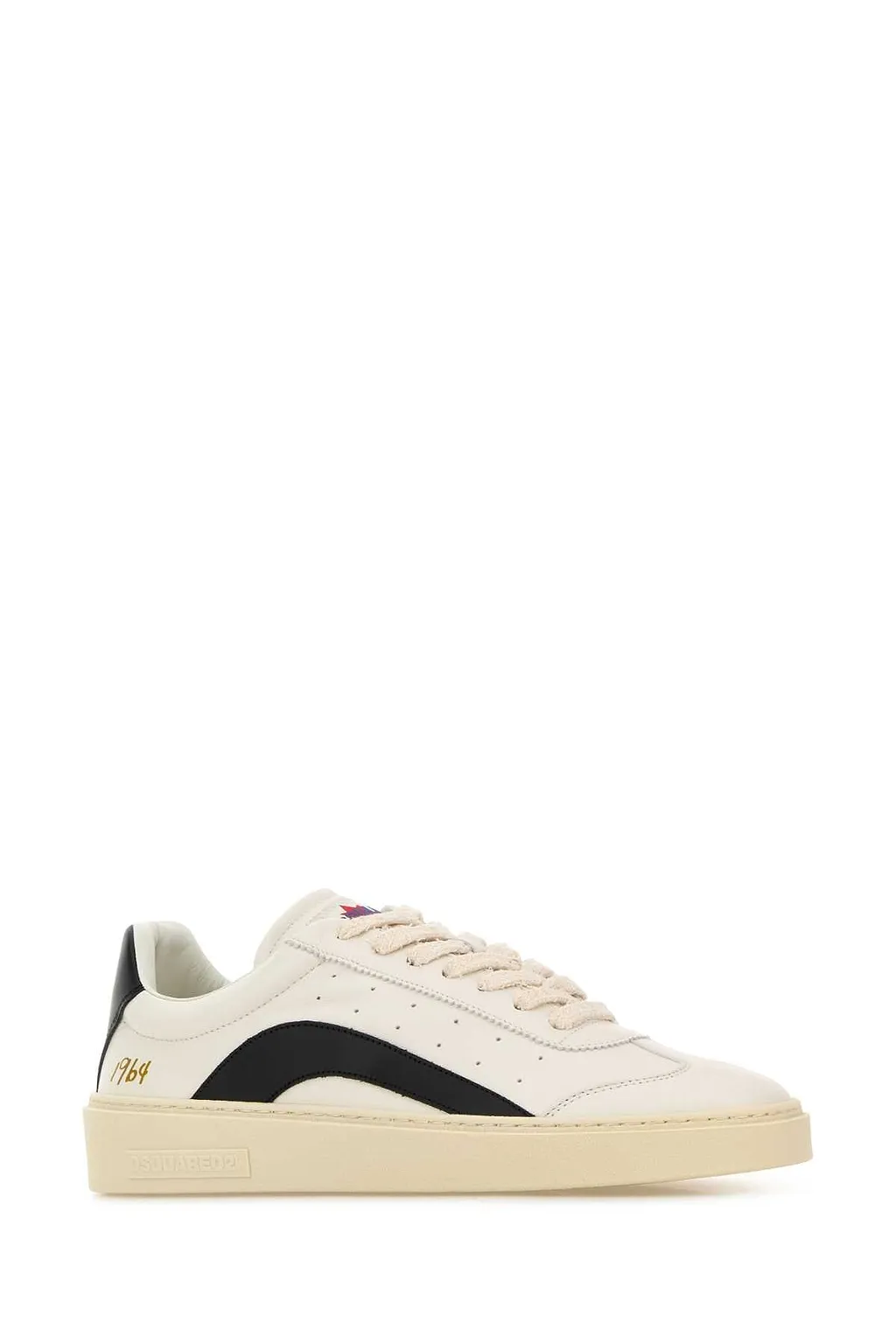 Dsquared Two Tone Leather Rider Sneakers