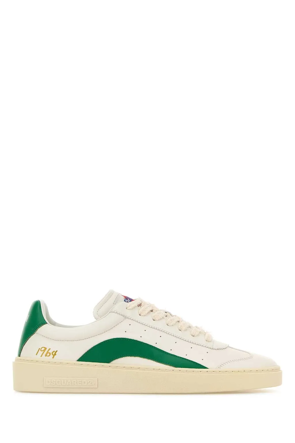 Dsquared Two Tone Leather Rider Sneakers