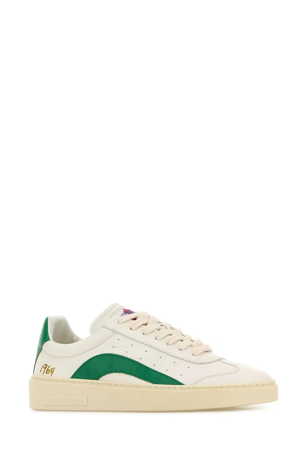 Dsquared Two Tone Leather Rider Sneakers