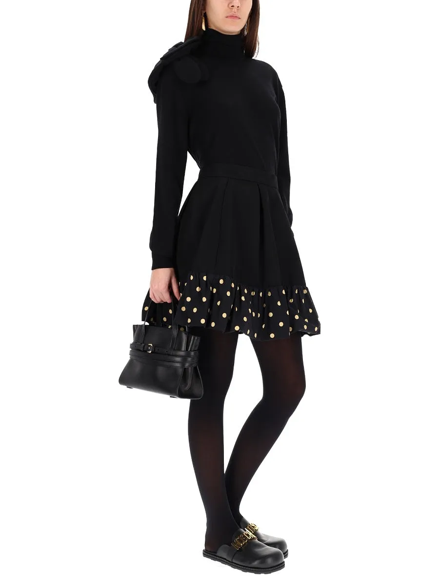 Moschino Mesh With Flower Detail Sweater