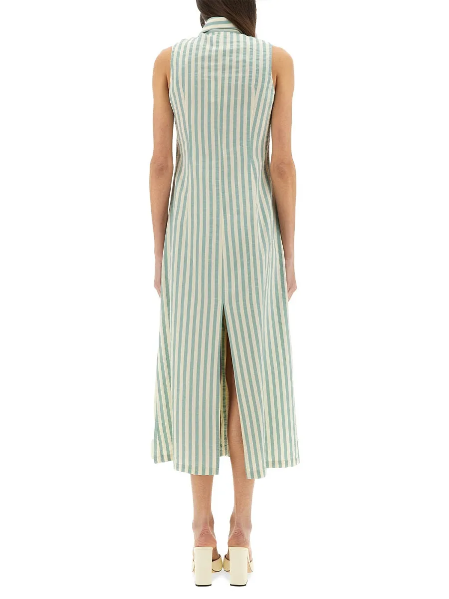 Alysi Chemisier Dress Colorful Stripes