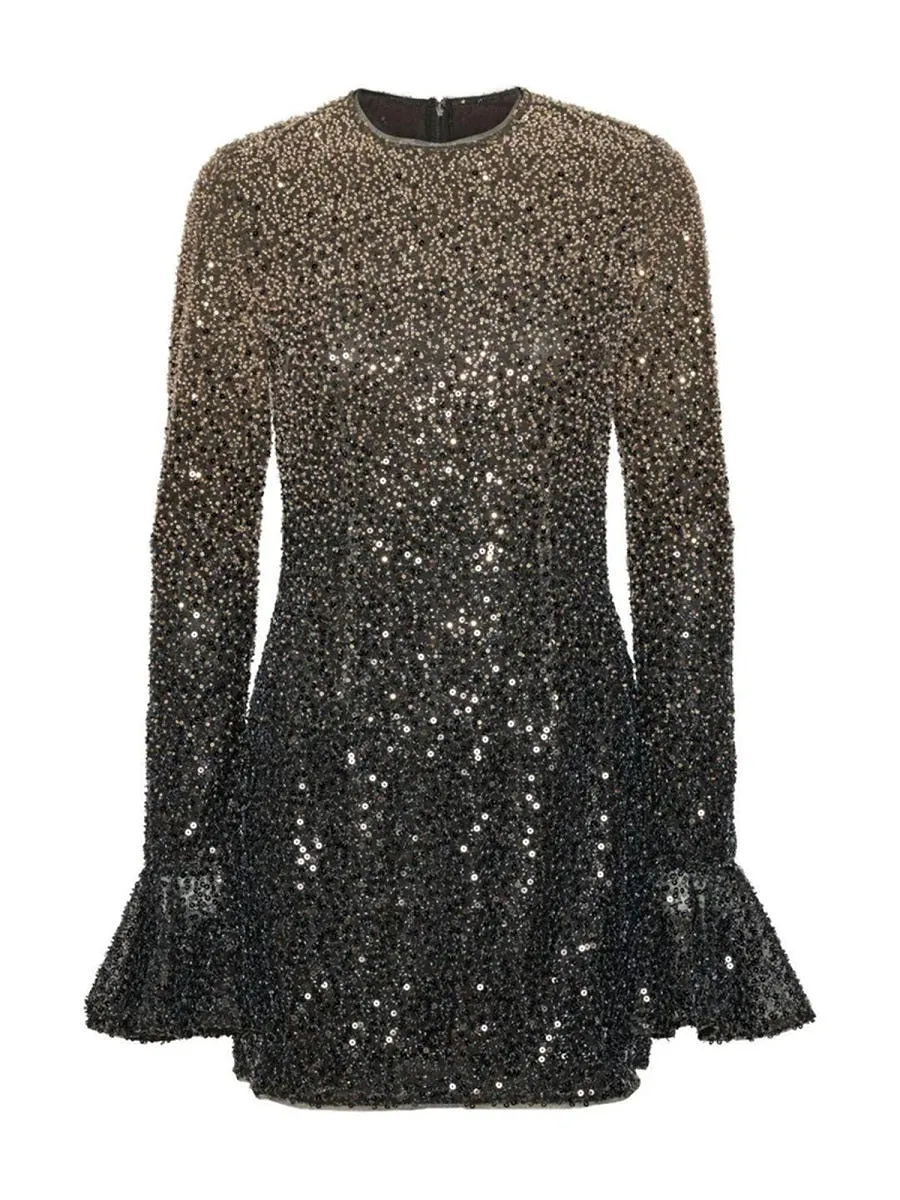 Rotate Birger Christensen Mini Dress With Sequins