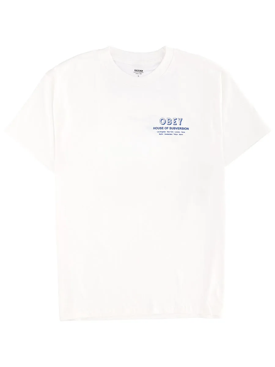Obey House Of Subversion T Shirt