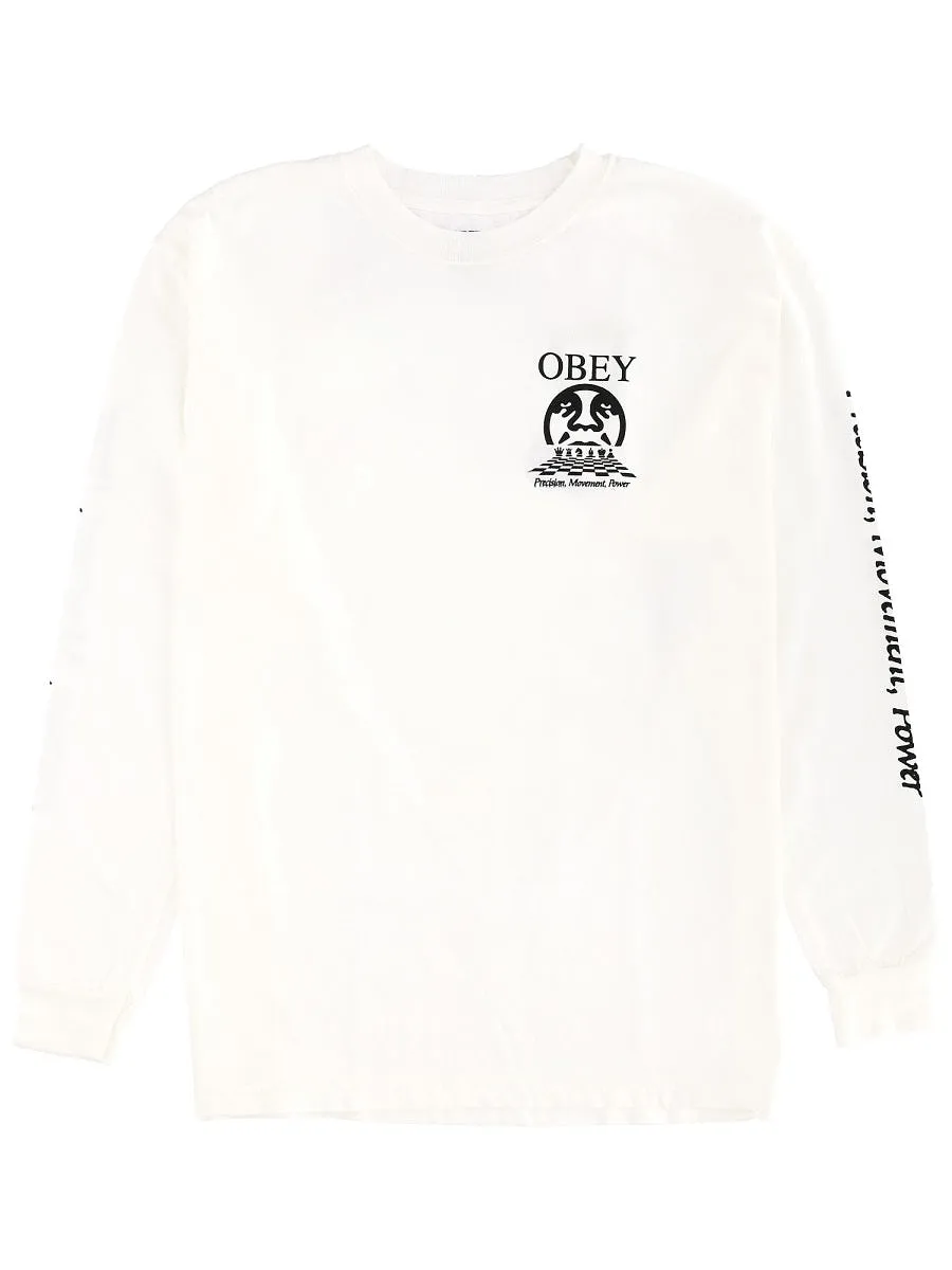 Obey Long Sleeve Precision T Shirt