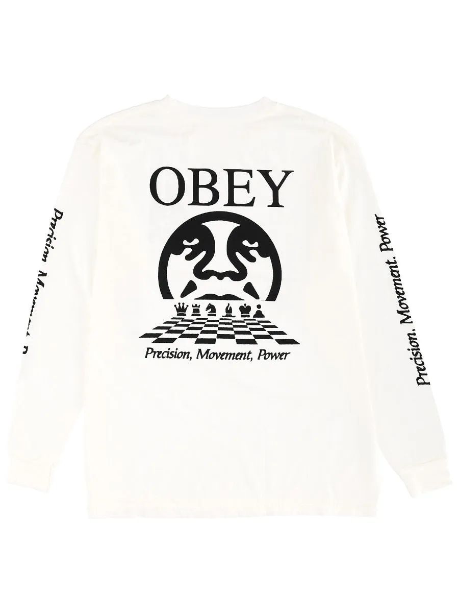 Obey Long Sleeve Precision T Shirt