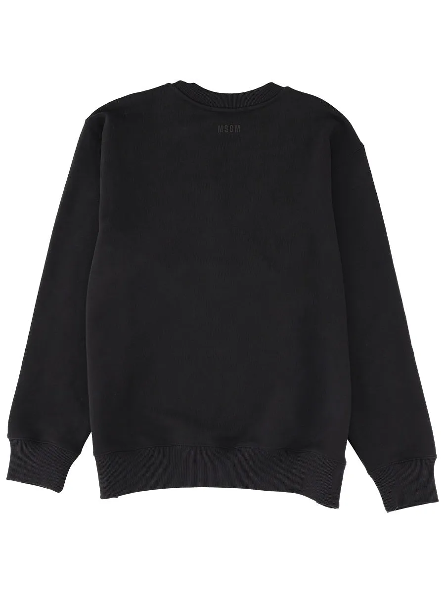 Msgm Sweatshirt Follow The Rabbit
