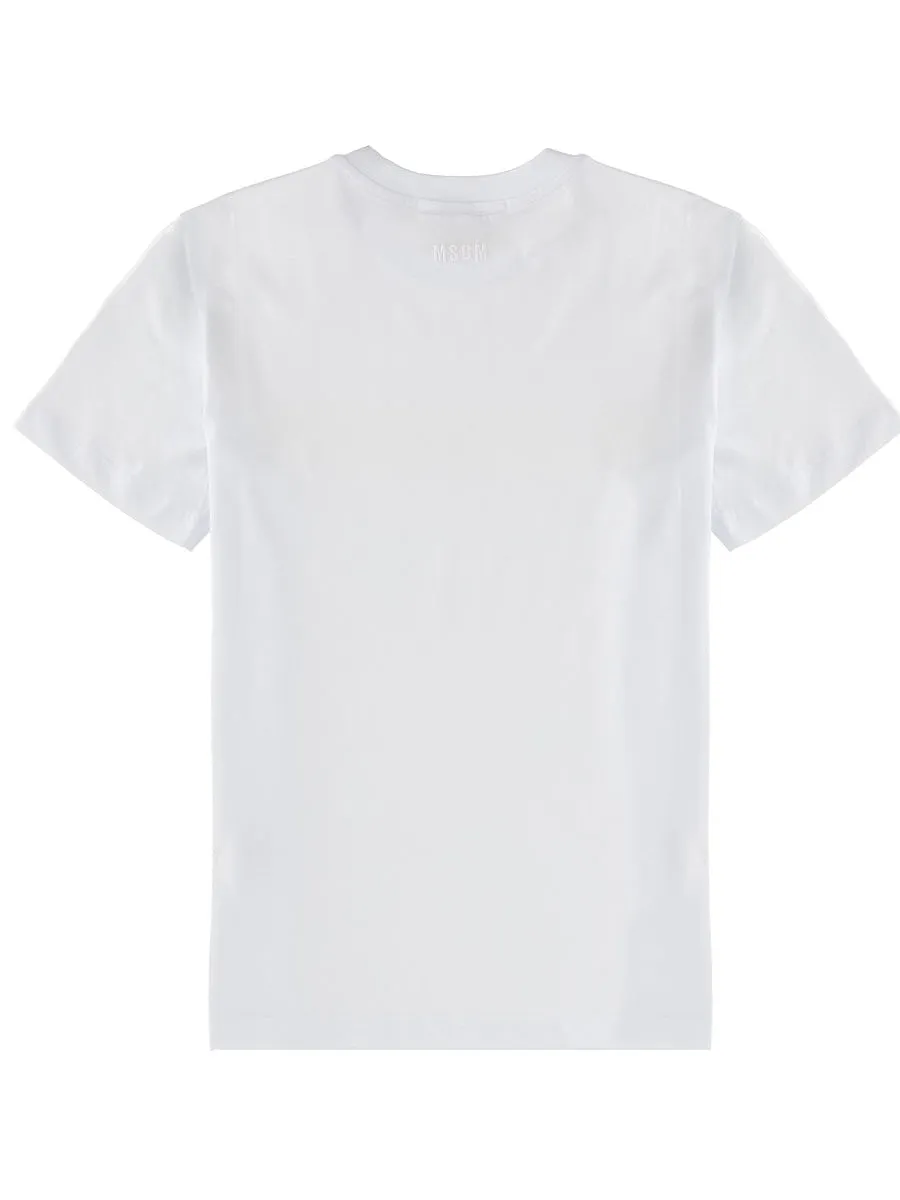 Msgm T Shirt Follow The Rabbit