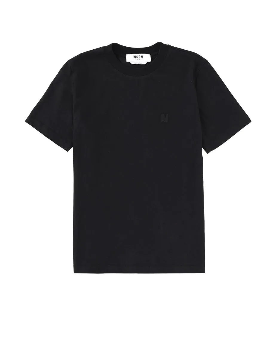 Msgm Monogram Logo T Shirt