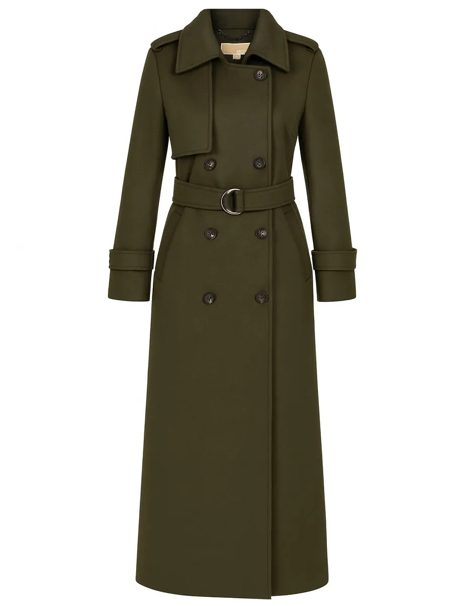 Michael By Michael Kors Belted Trench Coat
