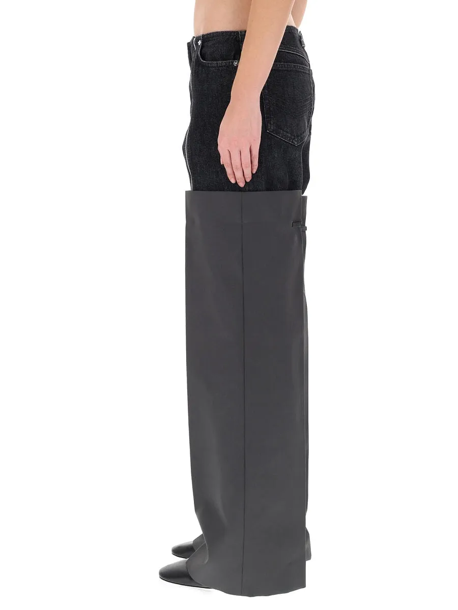 Jean Paul Gaultier Spats With Logo