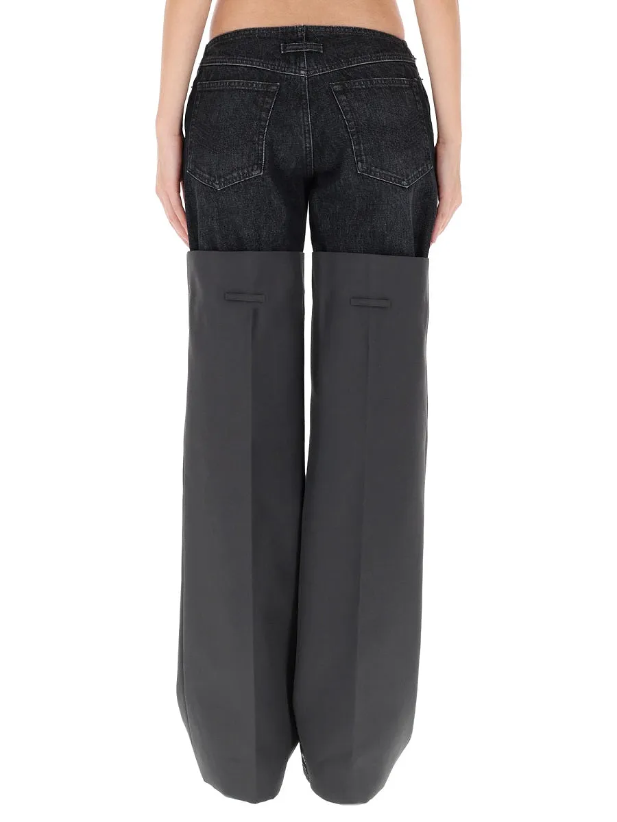Jean Paul Gaultier Spats With Logo