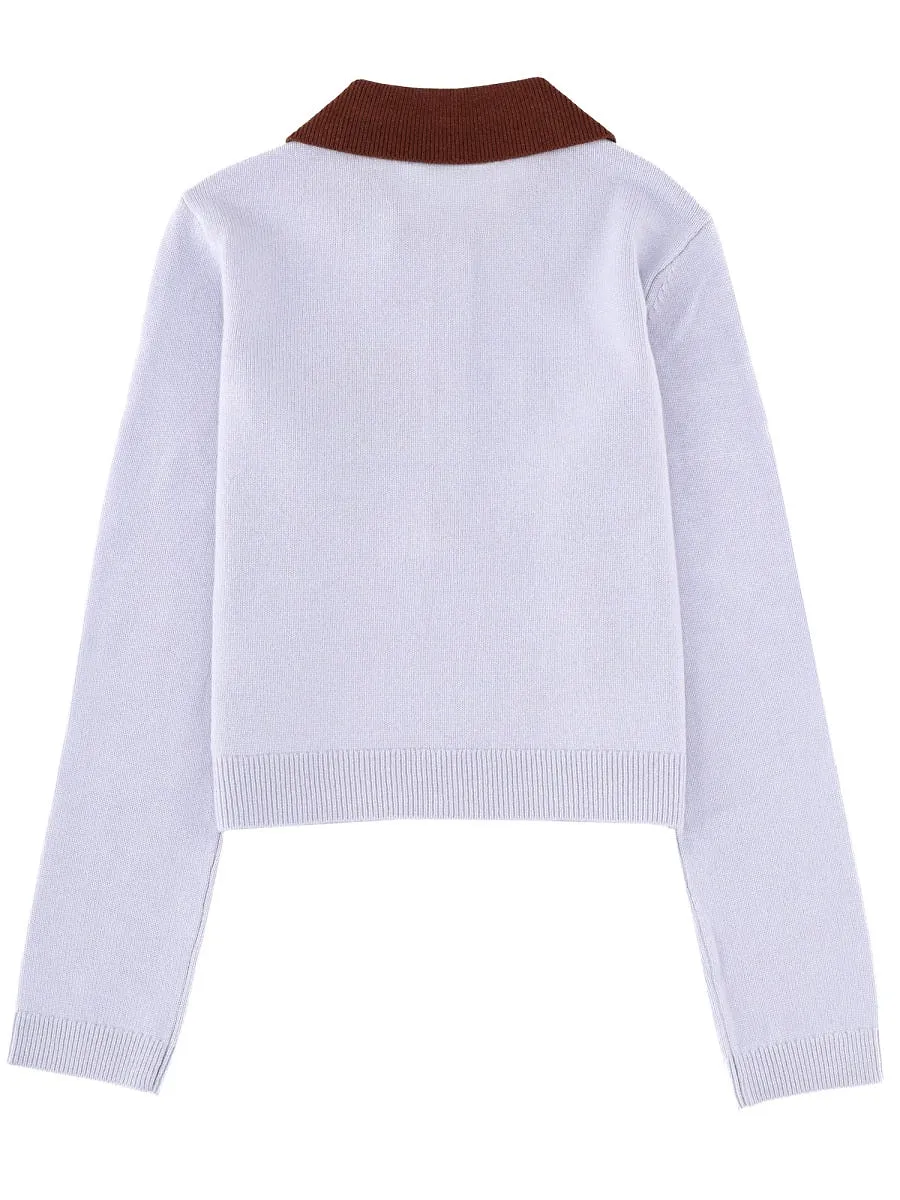 Jersey With Contrasting Collar