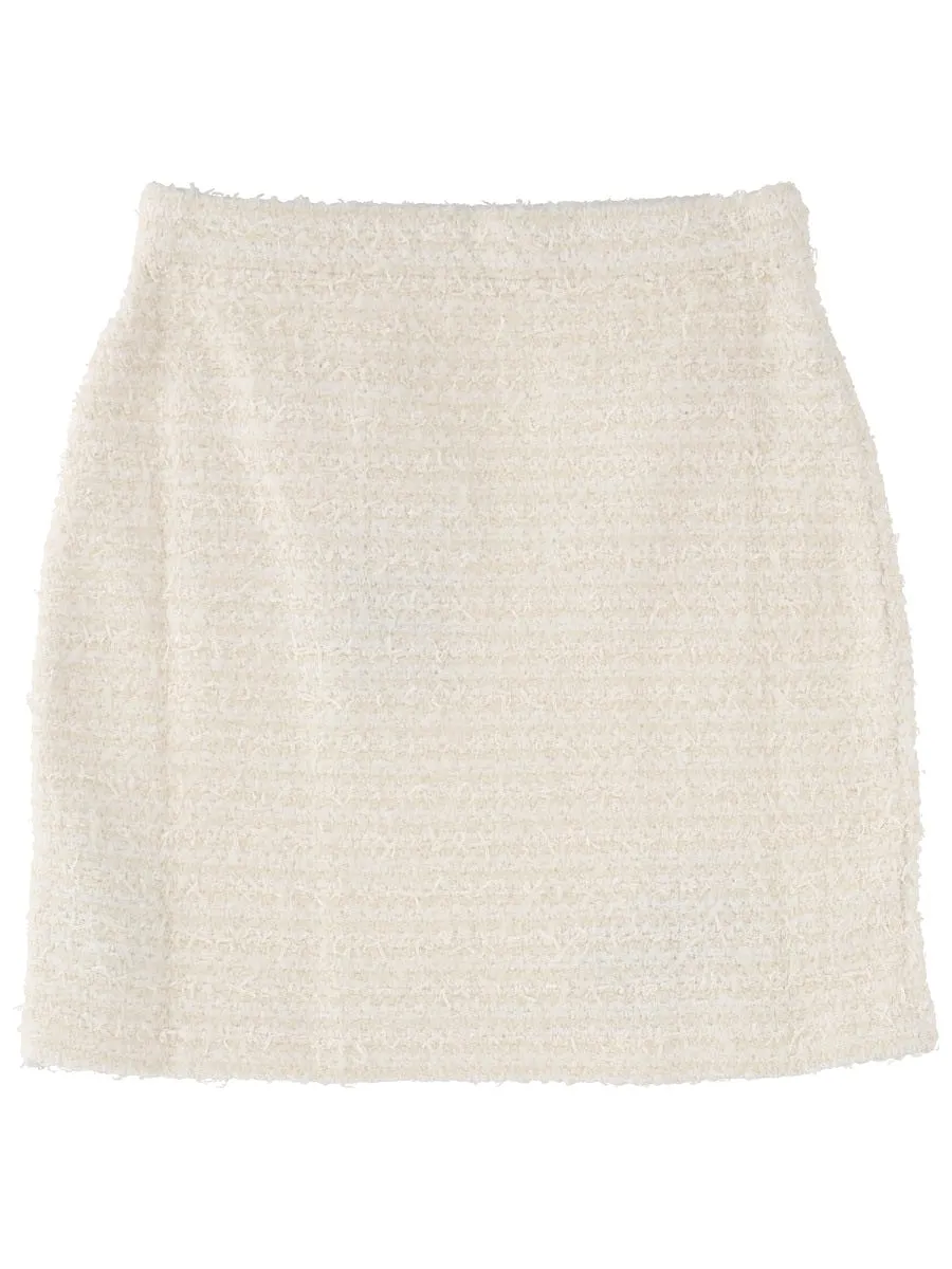 Self Portrait Wool Miniskirt