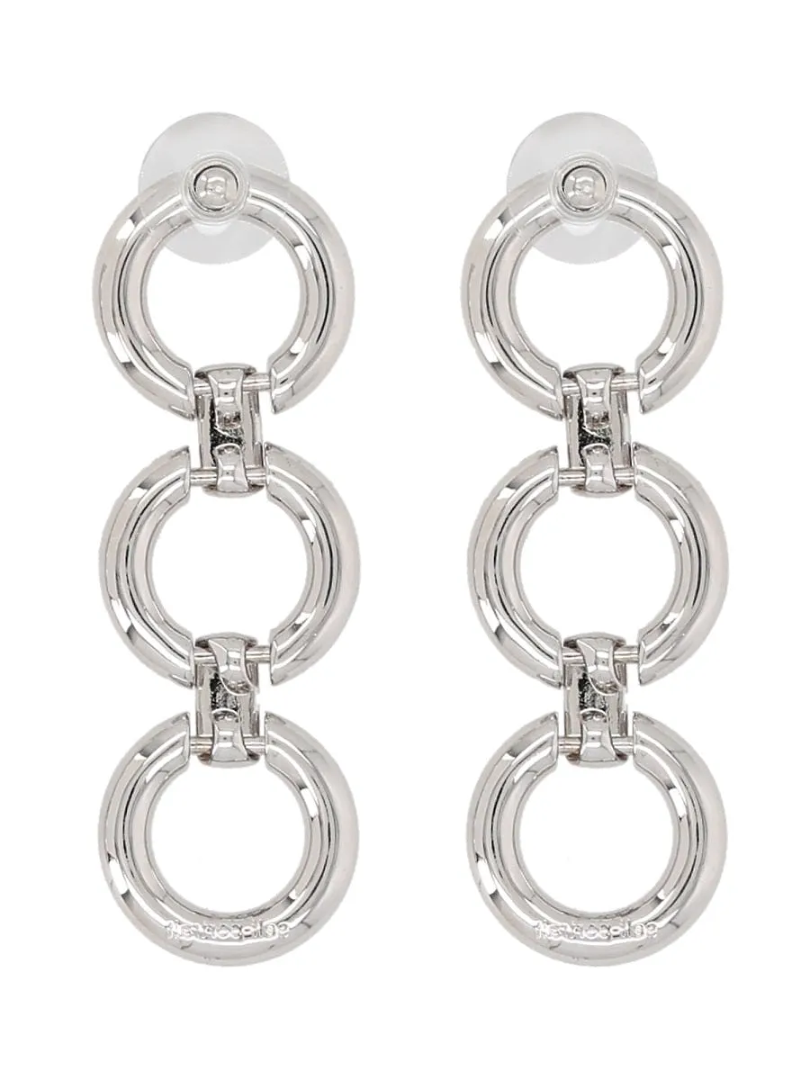 Self Portrait Earrings With Crystals