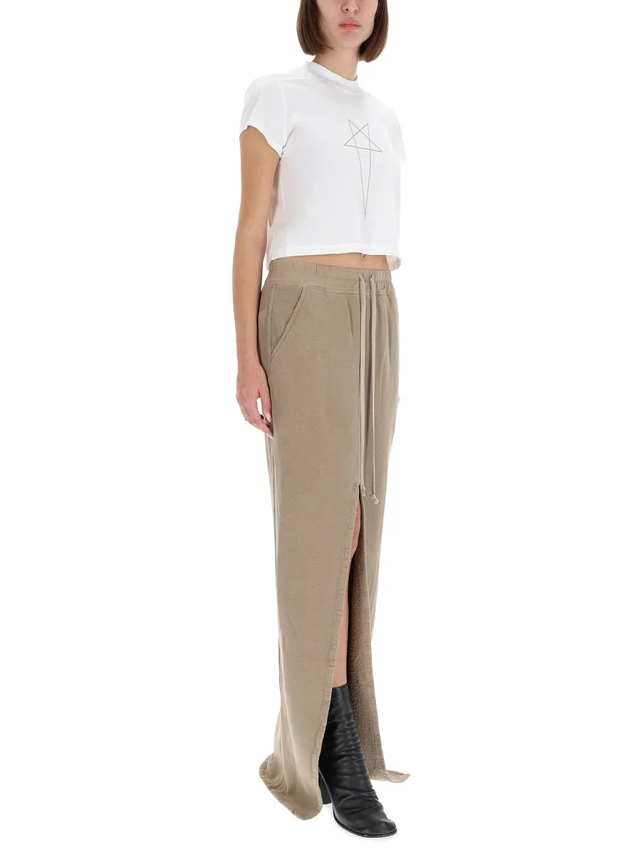 Rick Owens Drkshdw Long Phileg Pillar Skirt