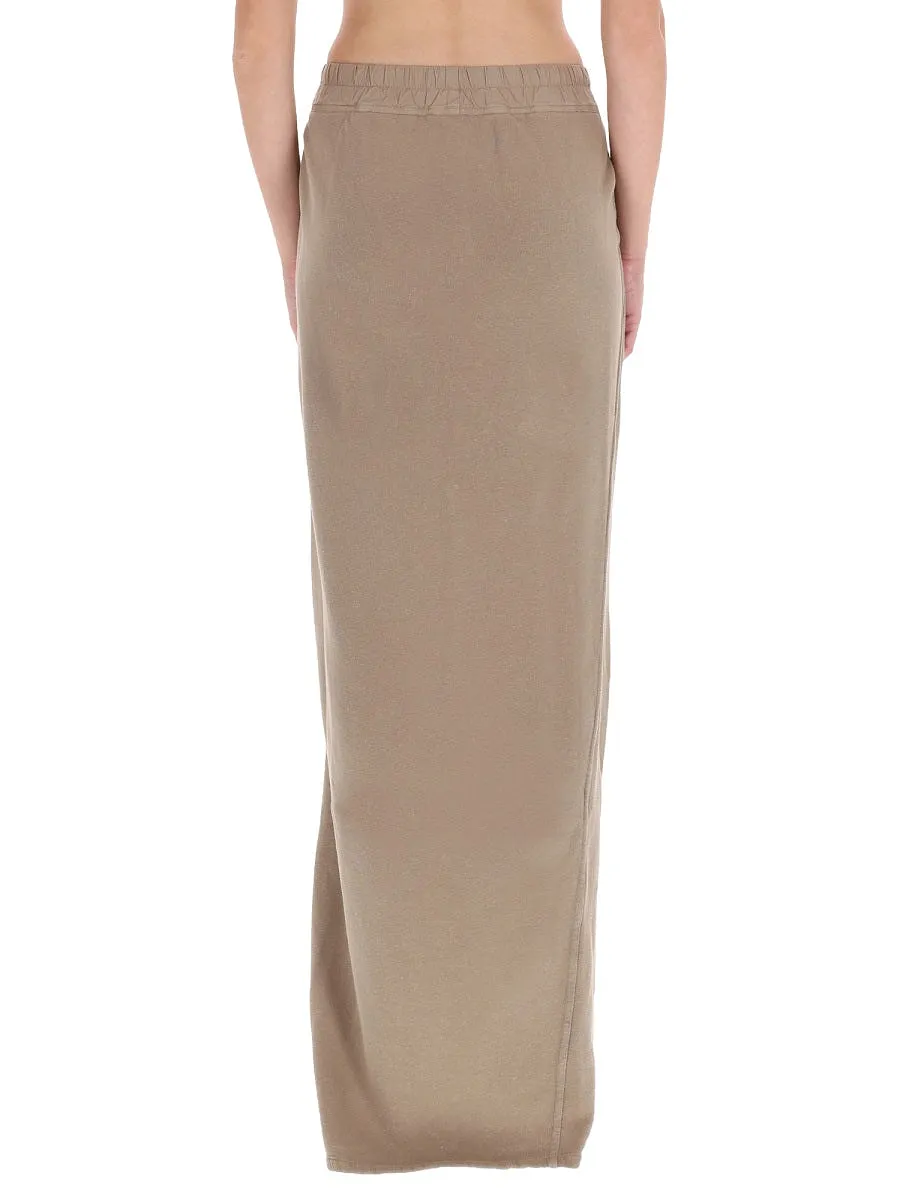 Rick Owens Drkshdw Long Phileg Pillar Skirt