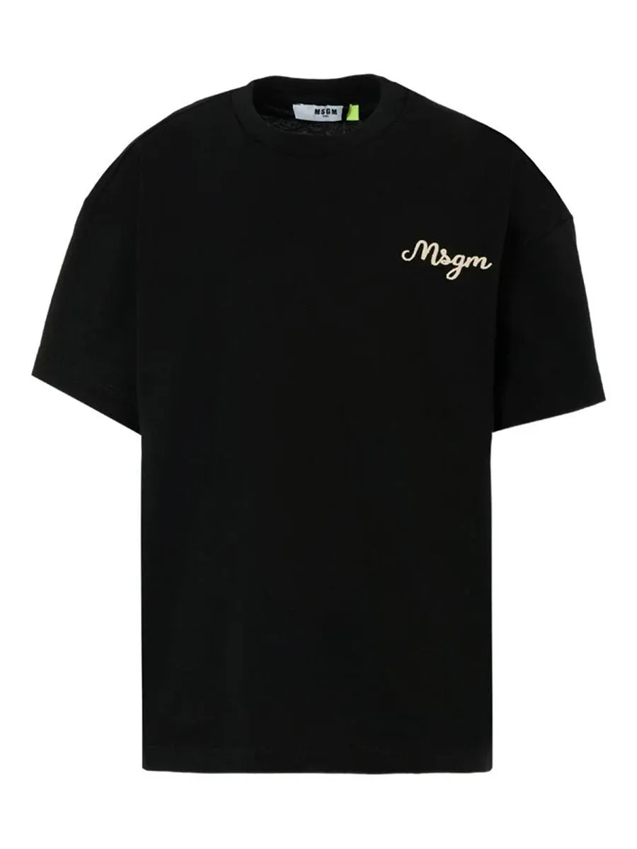 Msgm T Shirt With Logo