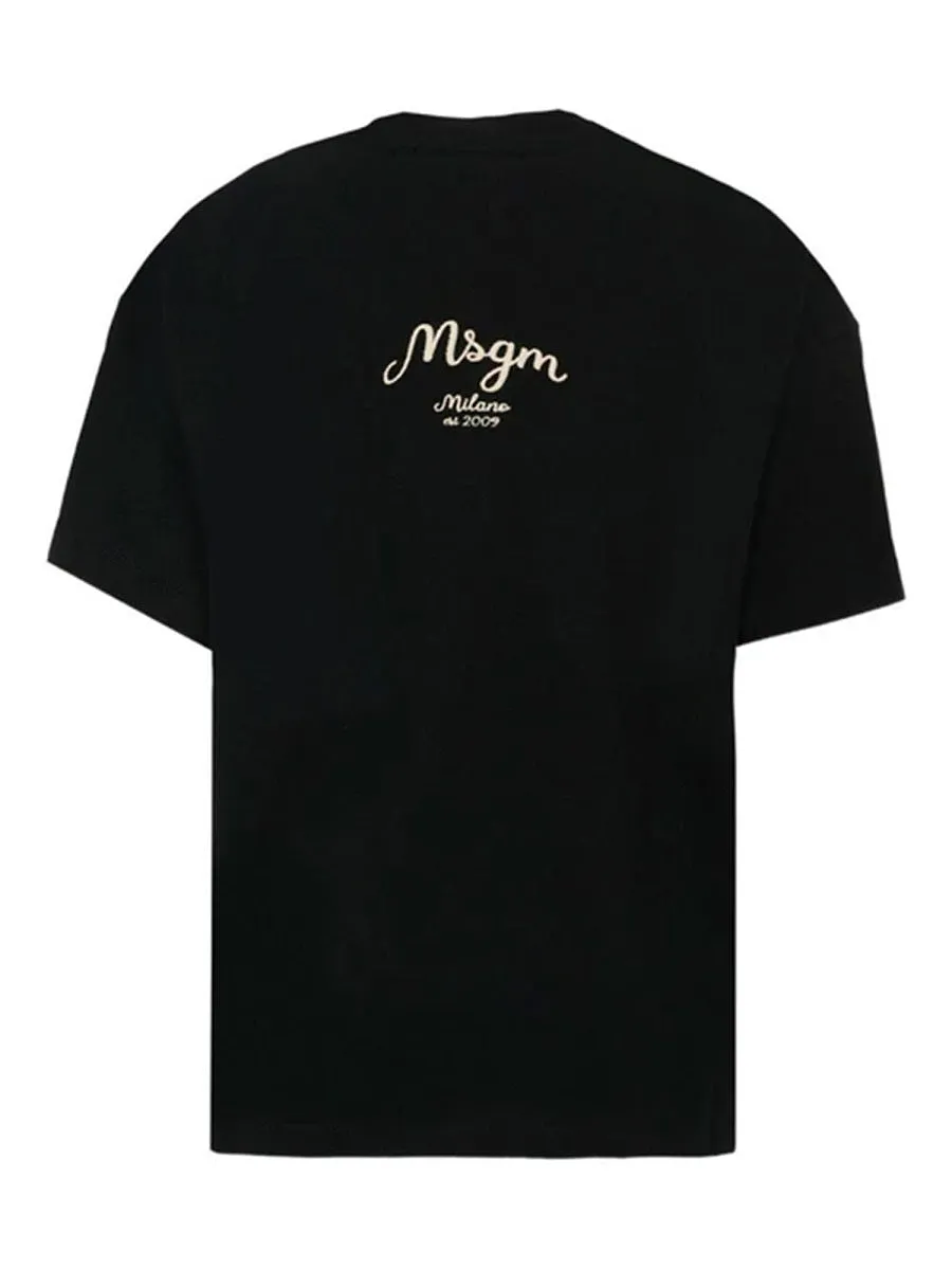 Msgm T Shirt With Logo