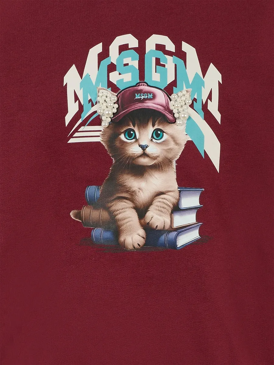 Msgm Jersey With Logo