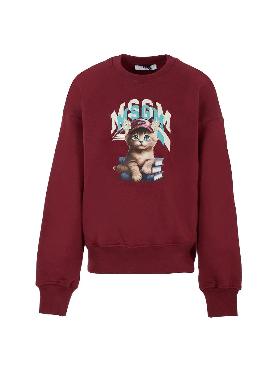 Msgm Jersey With Logo