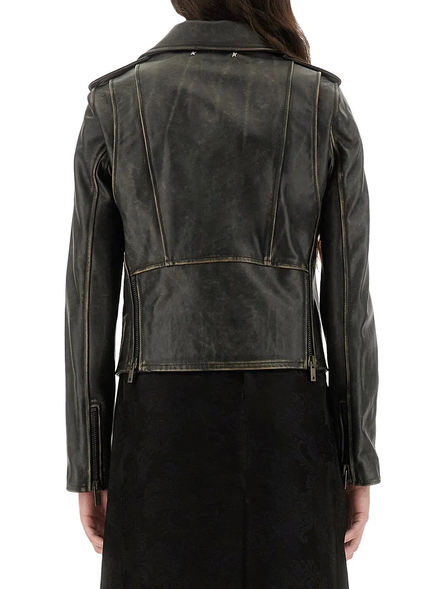 Golden Goose Leather Stud