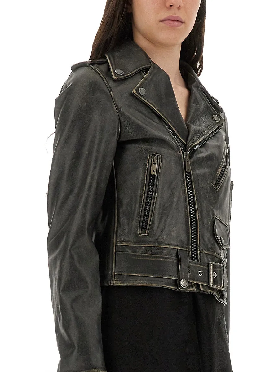 Golden Goose Leather Stud