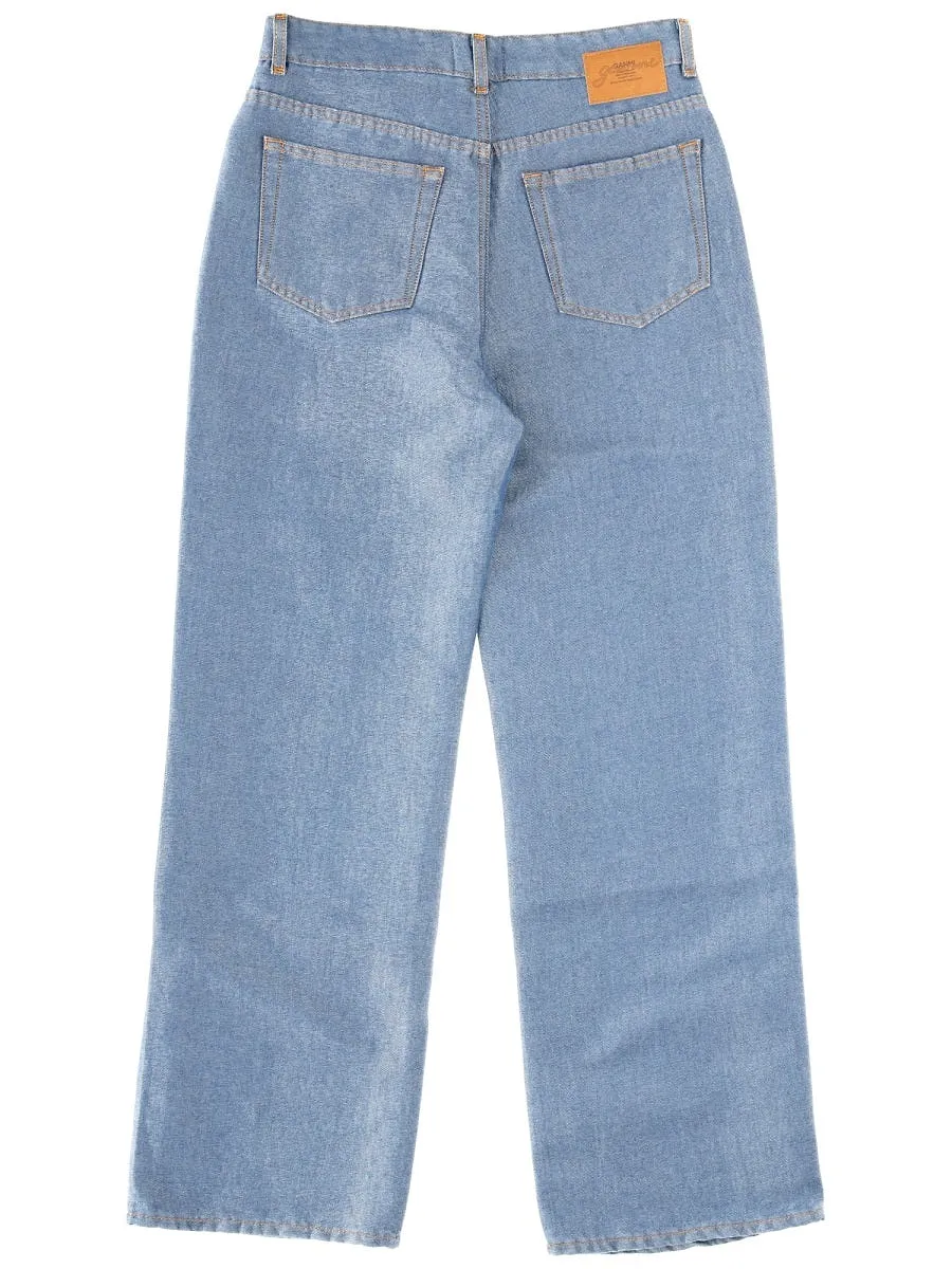 Ganni Cotton Denim Jeans