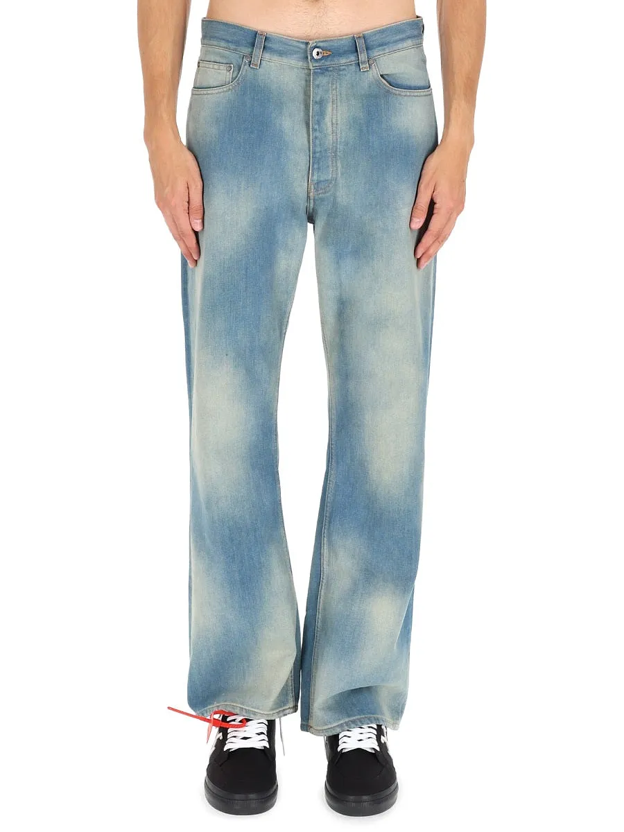 Off White Jeans Diag Raw Patch