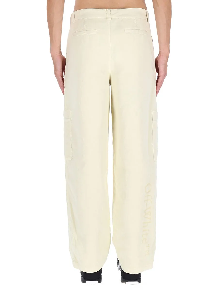 Off White Cargo Pants