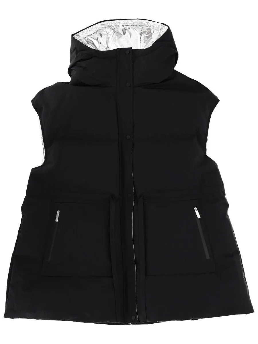 Laminar Crinkle Metallic Vest