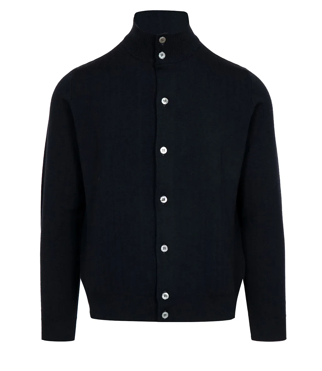 Filippo De Laurentis High Collar Cardigan